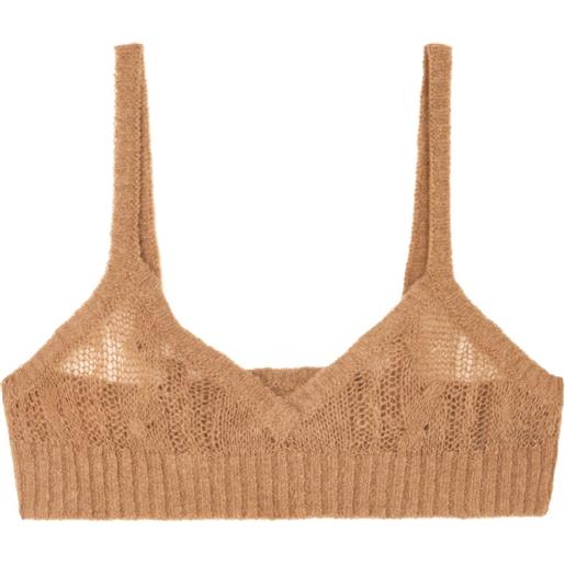 Alanui top desert drift - marrone