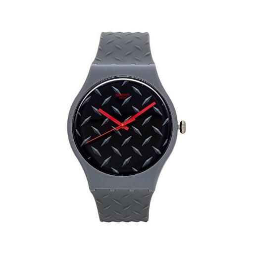 Swatch orologio al quarzo unisex unisex text-ure 41 mm
