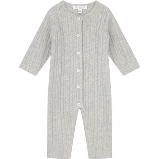 Tartine Et Chocolat tutina in maglia - grigio