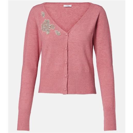 Erdem cardigan con cristalli