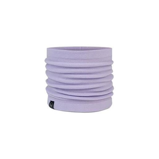 Buff polar sciarpa tubolare bambino ragazza, multifunzionale, caldo, fodera, confortevole, morbido, taglia unica, viola