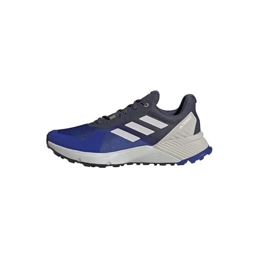 adidas terrex soulstride trail running shoes, scarpe uomo, semi lucid blue/grey one/wonder alumina, 38 2/3 eu