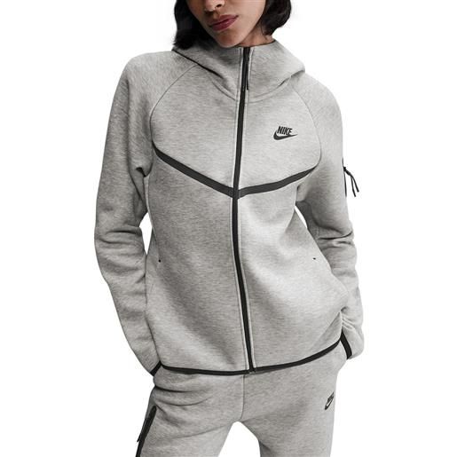 NIKE felpa full zip con cappuccio tech fleece donna