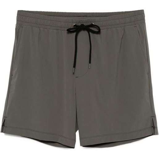 James Perse shorts con spacco laterale - verde