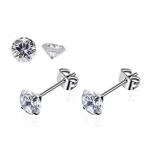 Acquista 1 Paio Orecchini a Lobo Triangolari Minimalisti in Zircone per Donna Moda Gioielli da Festa Regalo HMM in Italia a partire da 2.06