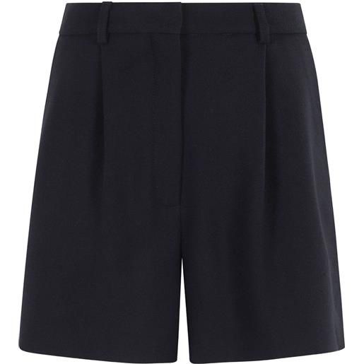 HERSKIND shorts sartoriali con pieghe - blu