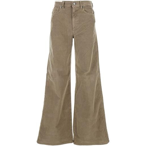 PT Torino pantaloni a coste - toni neutri