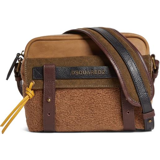 DSQUARED2 borsa messenger canadian - marrone