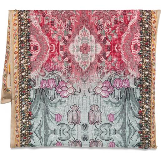 Pierre-Louis Mascia foulard a fantasia - blu