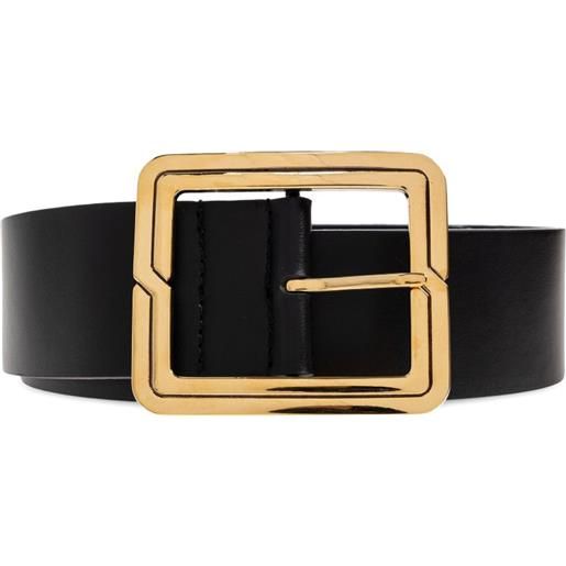 ETRO cintura in pelle con fibbia - nero