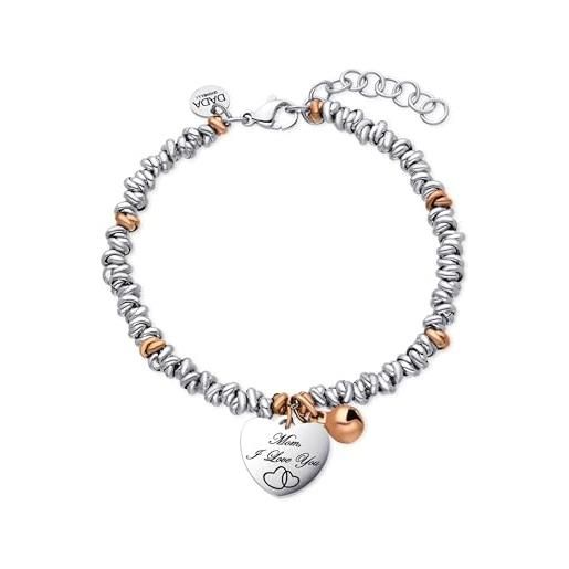 Da29€ BRACCIALE DONNA RAGAZZA ARGENTO 925 CHARMS CUORI OFFERTA BLACK - Foto 10