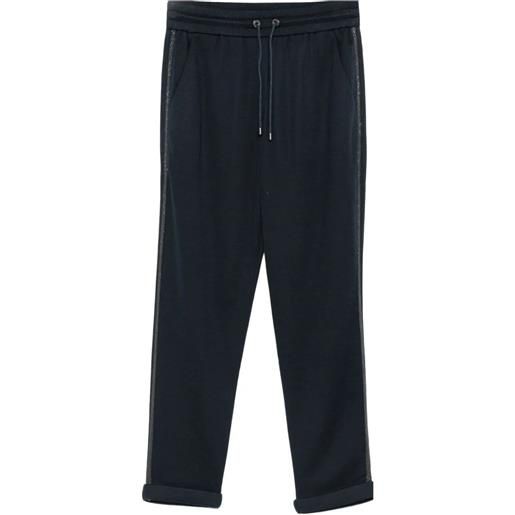 Brunello Cucinelli pants with `precious` stripe