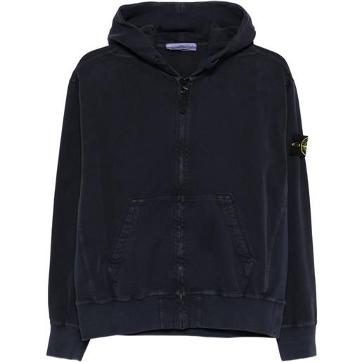 Stone Island felpa con cappuccio - blu