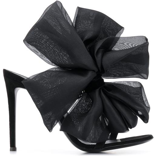 Giuseppe Zanotti sandali amabel con fiocco - nero