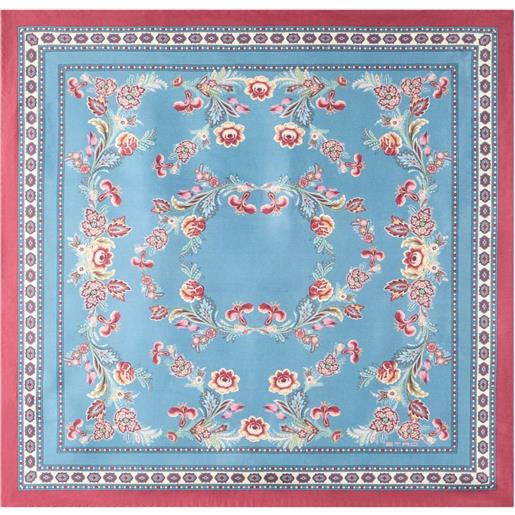 ETRO foulard in seta a fiori - blu