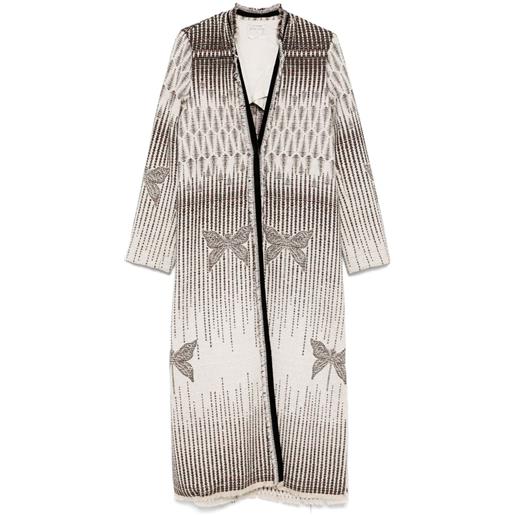 Forte Forte cappotto con scollo a v - toni neutri