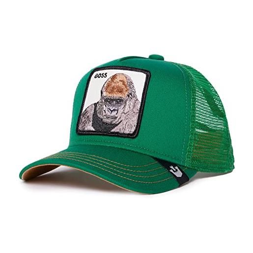Goorin Bros., the farm, cappello trucker unisex per bambini, verde (shot caller - kids), taglia unica, taglia unica