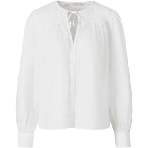 Ulla Johnson blusa con ricamo - bianco