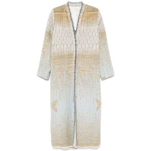 Forte Forte cappotto con scollo a v - blu