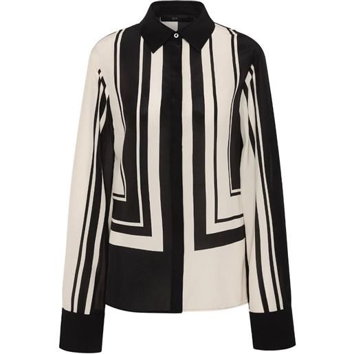 SIR. camicia a righe - nero