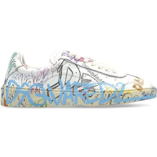 DSQUARED2 sneakers rider - bianco