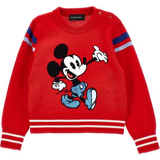 Monnalisa maglione mickey mouse bottoni