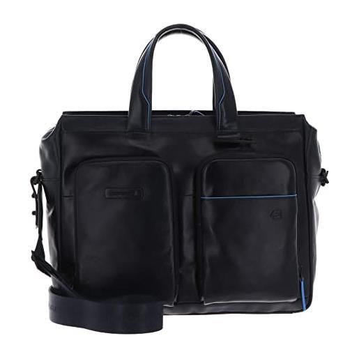 Piquadro b2 revamp cartella porta computer unisex-adulto, blu
