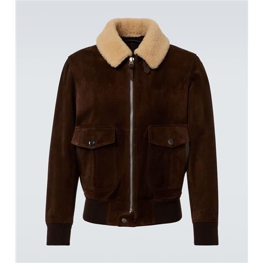 Tom Ford blouson in suede con shearling