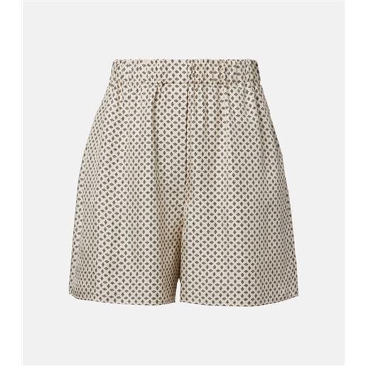 Loro Piana bermuda angelo in twill di seta