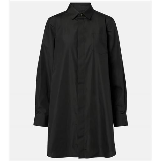 Sacai abito chemisier in popeline