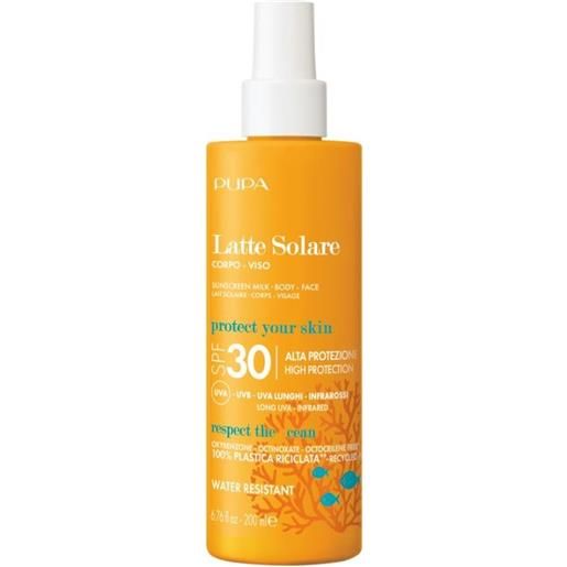 Pupa latte solare spf30 200ml - latte solare corpo alta prot. 
