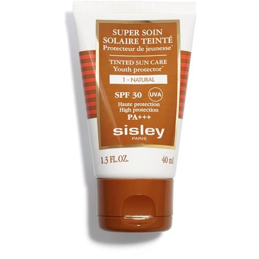 Sisley super soin solaire teinté spf 30 1 natural 40ml - solare viso alta prot. 