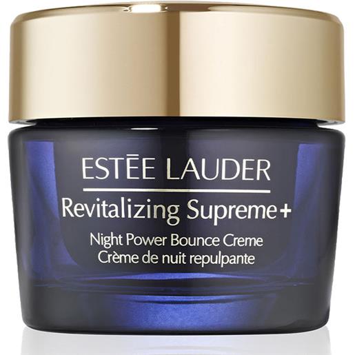 Estee Lauder revitalizing supreme+ night power bounce creme 50 ml rimpolpante idratante rassodante notte crema ricca