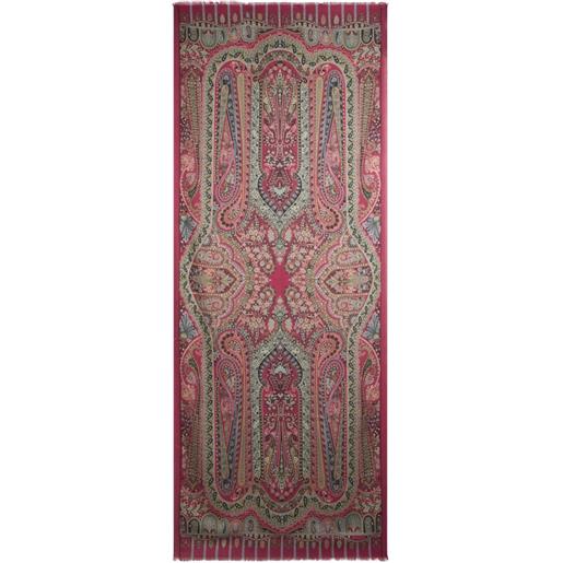 ETRO foulard in seta con stampa paisley - rosa