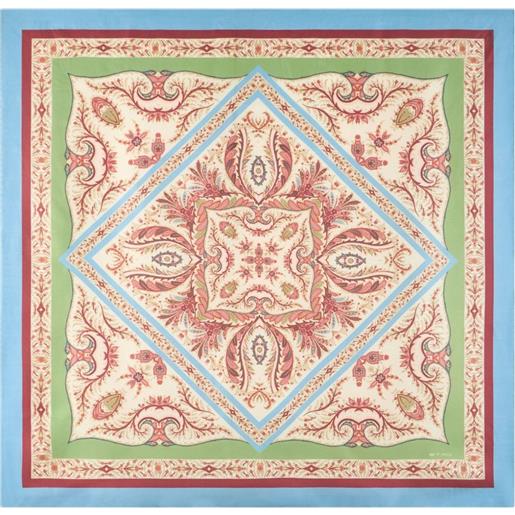 ETRO foulard in seta con stampa paisley - verde