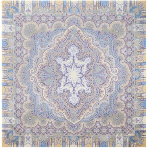 ETRO foulard in seta con stampa paisley - toni neutri