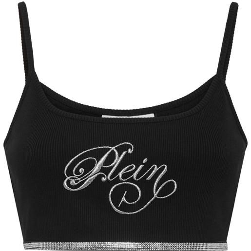 Philipp Plein canotta strass signature - nero