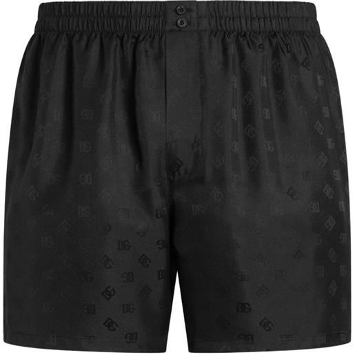 Dolce & Gabbana boxer in seta - nero