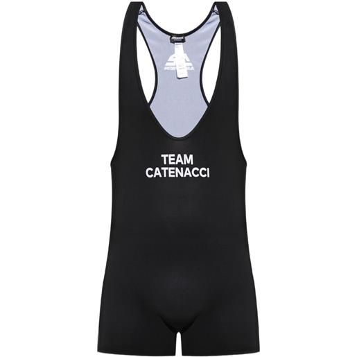 DSQUARED2 tuta intera team catenacci - nero