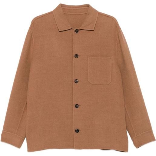Eleventy giacca con tasca applicata - marrone