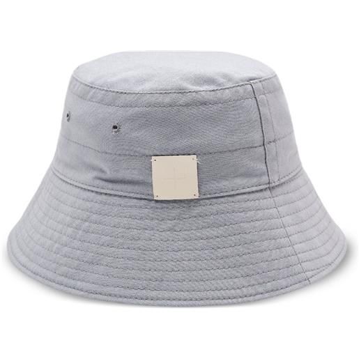 Jil Sander cappello bucket in cotone - grigio