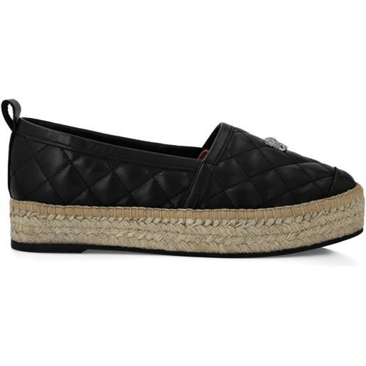 Philipp Plein espadrillas trapuntate - nero