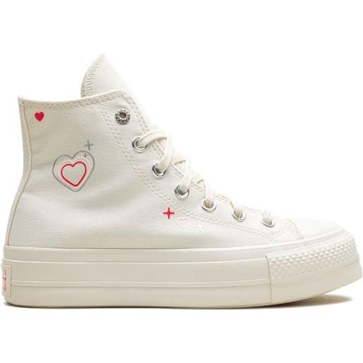 Converse sneakers chuck taylor all star lift platform high - bianco