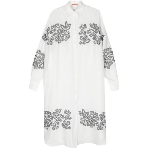 Ermanno Scervino chemisier a fiori - bianco