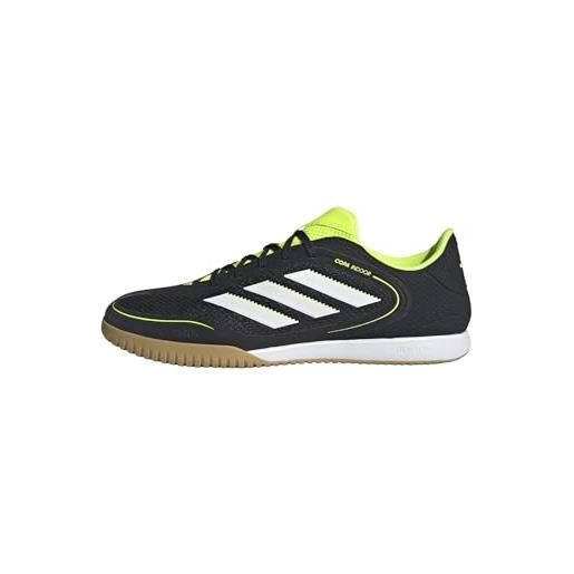 adidas unisex - adulto copa indoor court league football boots, core black/ftwr white/lucid lemon, 46 eu