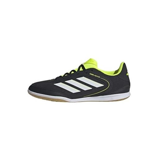 adidas unisex - adulto copa indoor court club indoor football boots, core black/ftwr white/lucid lemon, 45 1/3 eu