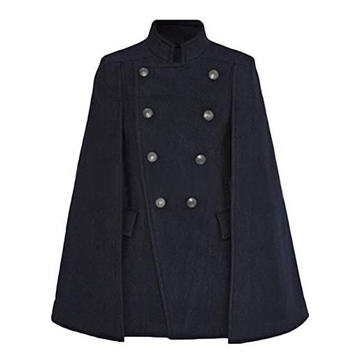 PengGengA donne lana cape stile militare cappotto warm giacca invernale poncho mantella trench cardigans outweat marina s