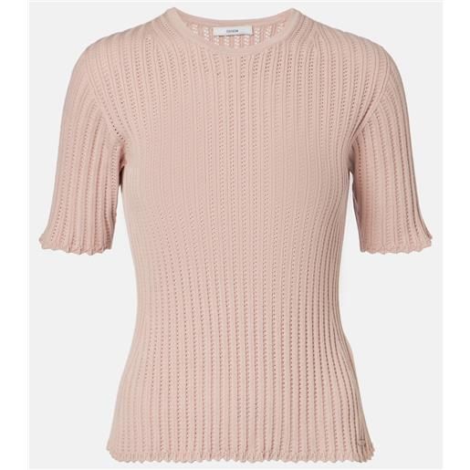 Erdem top pointelle in cotone