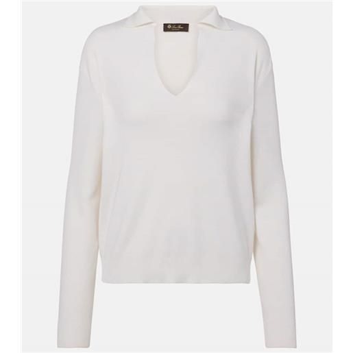 Loro Piana polo in seta e cotone