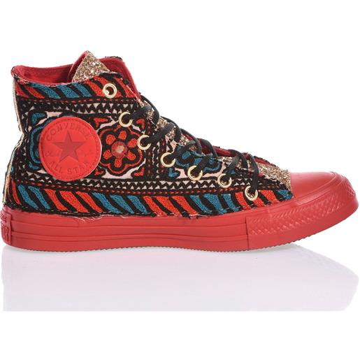 Converse flamenco red gold